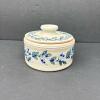 Salmon Falls Stoneware Lidded Crock - Blueberry Motif 2002 - 4