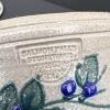 Salmon Falls Stoneware Lidded Crock - Blueberry Motif 2002 - 8
