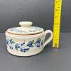 Salmon Falls Stoneware Lidded Crock - Blueberry Motif 2002 - 11