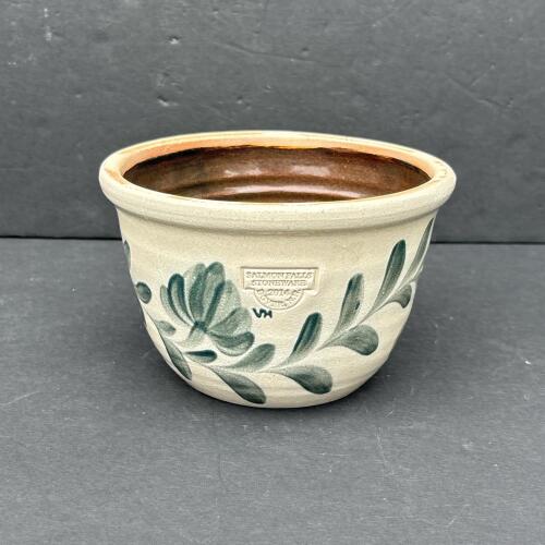 Salmon Falls Stoneware 2014 Floral Decorated Crock