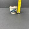 Trio of Salmon Falls Stoneware Miniature Blueberry Crocks - 2004 - 8
