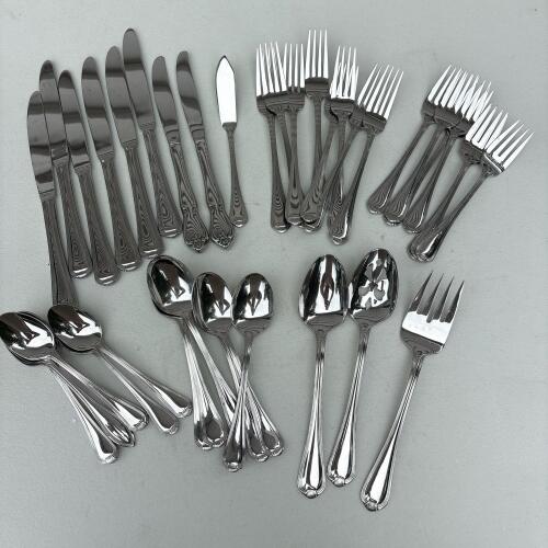 Pfaltzgraff Stainless Steel Flatware Lot