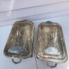 Assorted Silver-Plated Serving Pieces, Trays, and Chafing Dishes - 9