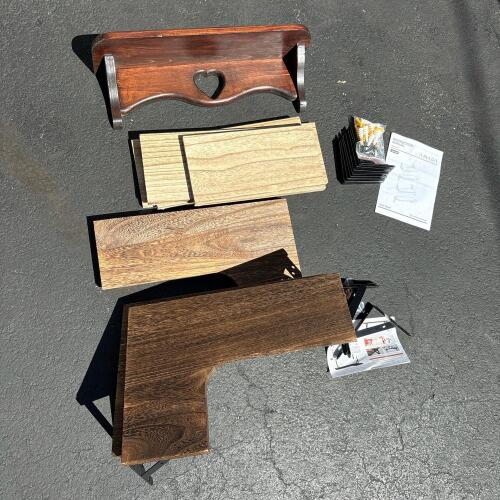 Assorted Wood Wall Shelf Lot