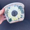 Salmon Falls Stoneware Sunflower Floral Pot 2024 - 8