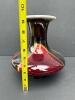 Japanese Pottery Vase With Flamb&eacute; Glaze - 3