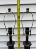 Pair of Table Lamps With Faux Marble Finish - 2