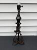 Scrolled Iron Table Lamp in Traditional Style