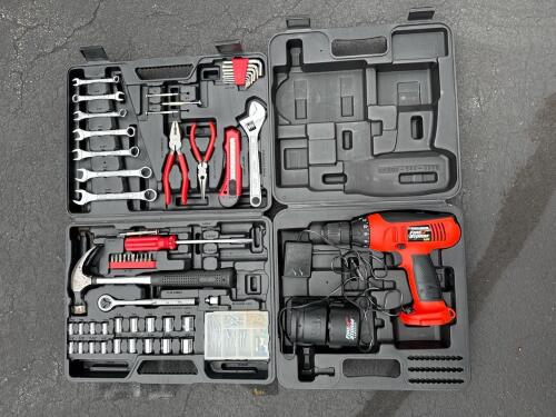 Black & Decker FireStorm 9.6V Drill with Home Repair Tool Set