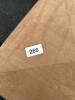 Cube Ottoman in Tan Microsuede Upholstery - 7