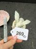 Decorative Heart Music Box and Pink Ceramic Bird Dish - 5