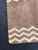 Pair of Brown and Tan Zigzag Pattern Bath Mats - 3