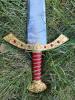 Lancelot du Lac Sword with Gold Tone Accents, Made in Spain - 4