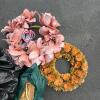 Artificial Floral Wreaths and Assorted Faux Flowers - 3
