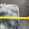 Gray and White Shag Area Rug - 2