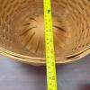 Longaberger Round Handwoven Basket - 7