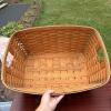 Longaberger Rectangular Handwoven Basket - 2