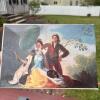 Wall Art on Canvases: Murillo, Goya, & Ship Scene - 7