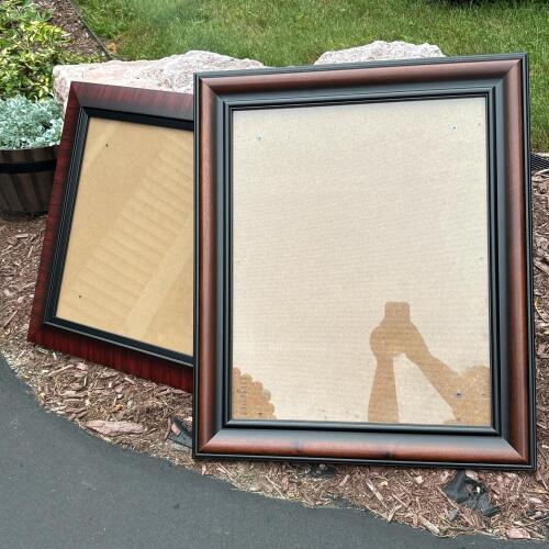 Two Woodgrain-Style Frames