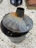 Galvanized Metal Burn Barrel with Vented Lid - 3