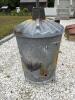 Galvanized Metal Burn Barrel with Vented Lid - 6