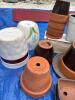 Assorted Ceramic and Terracotta Flower Pots - 2