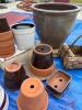 Assorted Ceramic and Terracotta Flower Pots - 3