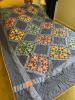Handmade Patchwork Quilt in Geometric Pattern
