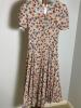 Handmade Patriotic Star Print Short Sleeve Dress