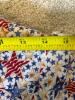 Handmade Patriotic Star Print Short Sleeve Dress - 7