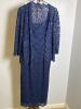 Alex Evenings Navy Blue Lace Sequin Dress and Jacket