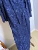 Alex Evenings Navy Blue Lace Sequin Dress and Jacket - 2