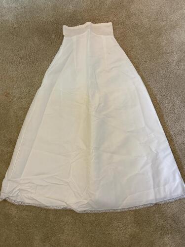 Vintage Hoops & Crinolines White Wedding Petticoat Skirt