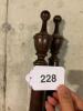 Taylor Jamestown Four Poster Cherry Bed Frame - 12