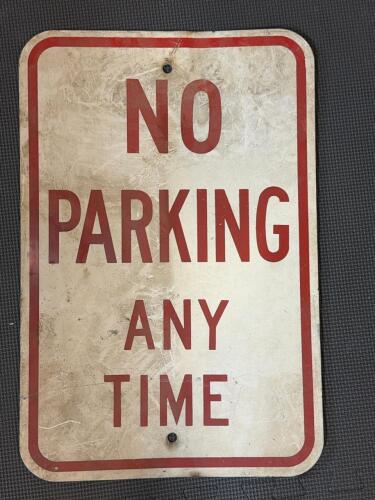 No Parking Any Time Metal Sign