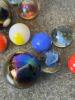 Assorted Glass Marbles with Iridescent and Swirl Patterns - 2