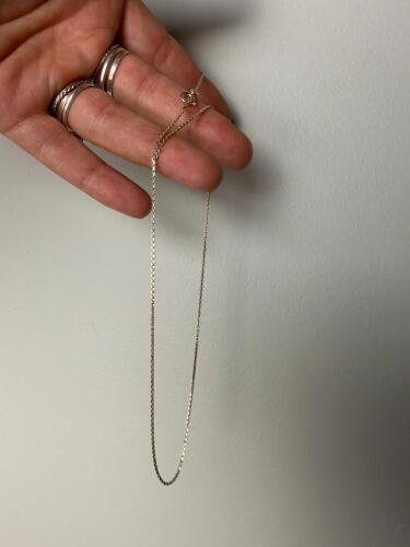 Sterling Silver Box Chain Necklace