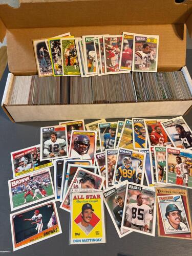 Vintage Collection of Baseball and Football Cards