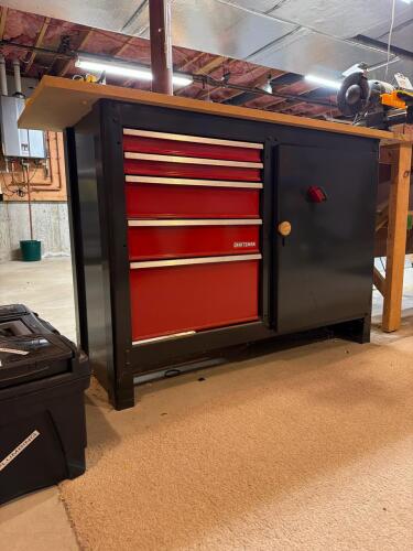 Craftsman 5-Drawer Rolling Tool Chest Workbench