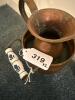 Copper Jardiniere and Hammered Copper Pitcher - 6