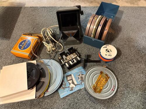 Baia Reviewer II Super 8 Film Viewer with 3-Way Splicer, See Description