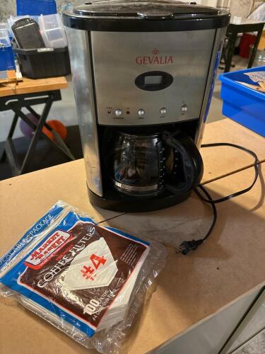 Gevalia Coffee Maker with Glass Carafe