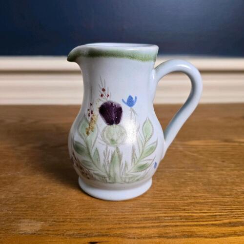 Buchan Portobello Scotland Stoneware Floral Creamer Pitcher