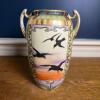 Hand Painted Nippon Imperial Art Nouveau-Style Porcelain Vase