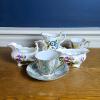 English Bone China Creamers and Cups in Victorian-Style