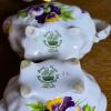 English Bone China Creamers and Cups in Victorian-Style - 2