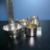 Reed & Barton Silverplate Baby Cups, Bowl, Creamer, Sugar - 3