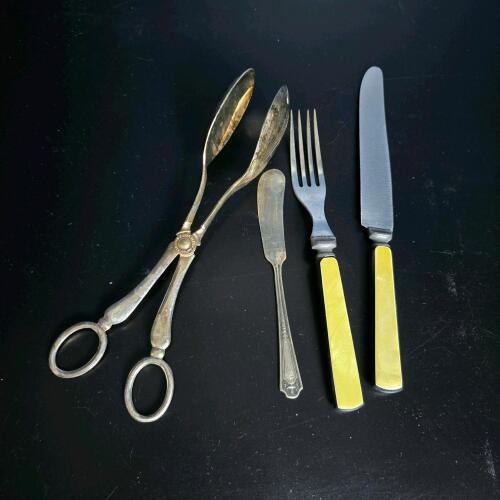 Assorted Vintage Flatware and Serving Pieces