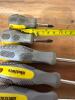 Workforce Screwdrivers with Yellow and Gray Handles - 7