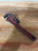 Pipe Wrench with Red Finish